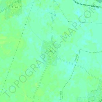 Mapa topográfico Dzitnup, altitud, relieve