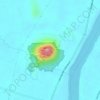 Mapa topográfico Jalan Pasir Mas - Tanah Merah, altitud, relieve