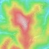 Mapa topográfico Kickelhahn, altitud, relieve