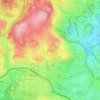 Mapa topográfico São Brás, altitud, relieve