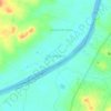 Mapa topográfico Nova Alegria, altitud, relieve
