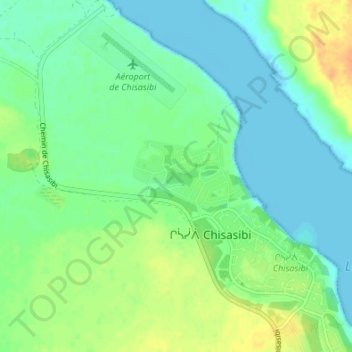 Mapa topográfico Chisasibi (partie Inuit), altitud, relieve