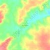 Mapa topográfico Novo Marajá, altitud, relieve