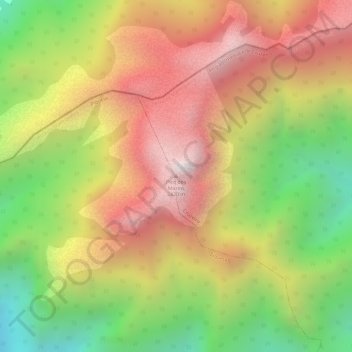 Mapa topográfico Pico dos Marins, altitud, relieve