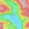 Mapa topográfico Menzenschwander Wasserfälle, altitud, relieve
