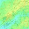Mapa topográfico Oldendorf (Lastrup), altitud, relieve