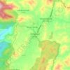 Mapa topográfico Pengkalan Hulu, altitud, relieve