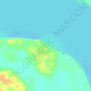 Mapa topográfico Estaleiro da Petrobrás, altitud, relieve