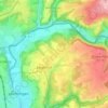 Mapa topográfico Oberschmitte, altitud, relieve