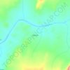 Mapa topográfico Bebedor, altitud, relieve