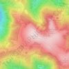 Mapa topográfico Feldberg, altitud, relieve
