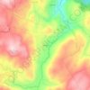 Mapa topográfico Bustelo, altitud, relieve