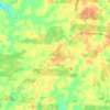Mapa topográfico El Pintado, altitud, relieve