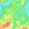 Mapa topográfico Bachham, altitud, relieve