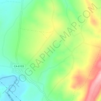 Mapa topográfico La Mapa, altitud, relieve