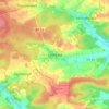 Mapa topográfico Oberköst, altitud, relieve
