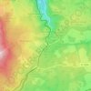Mapa topográfico Drei Annen, altitud, relieve