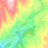 Mapa topográfico Cambeses, altitud, relieve