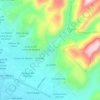 Mapa topográfico Alfaro, altitud, relieve