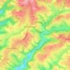 Mapa topográfico Stein, altitud, relieve