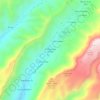 Mapa topográfico El Molino de Viento, altitud, relieve