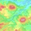 Mapa topográfico Ibind, altitud, relieve