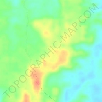 Mapa topográfico Omte/kwepke, altitud, relieve