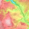 Mapa topográfico Amstetten-Dorf, altitud, relieve