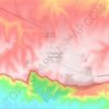 Mapa topográfico Chapada dos Guimarães, altitud, relieve