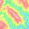 Mapa topográfico Trapa, altitud, relieve