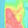 Mapa topográfico Sleeping Bear Dunes, altitud, relieve