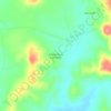 Mapa topográfico Aparecida da Conceição, altitud, relieve