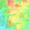 Mapa topográfico Sinbronn, altitud, relieve