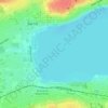 Mapa topográfico Kempenfelt Bay, altitud, relieve