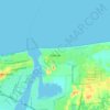 Mapa topográfico Allende, altitud, relieve