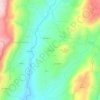 Mapa topográfico Fuinhas, altitud, relieve