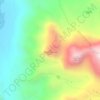 Mapa topográfico Cerro Chimborazo, altitud, relieve