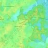 Mapa topográfico Astede, altitud, relieve