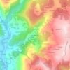 Mapa topográfico Rego de Abaixo, altitud, relieve