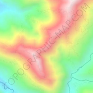 Mapa topográfico LA MARIELA, altitud, relieve
