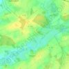 Mapa topográfico Baaste, altitud, relieve