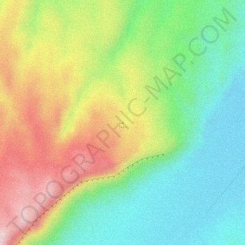 Mapa topográfico Suni, altitud, relieve