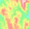 Mapa topográfico Amaya Pampa, altitud, relieve