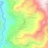 Mapa topográfico Puéllaro, altitud, relieve