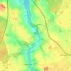 Mapa topográfico Gut Hoope, altitud, relieve