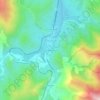 Mapa topográfico Capigrisgiu, altitud, relieve