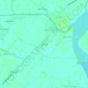 Mapa topográfico La Pista, altitud, relieve