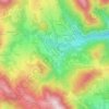 Mapa topográfico Coloretta, altitud, relieve