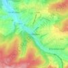 Mapa topográfico Kröffelbach, altitud, relieve