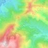 Mapa topográfico Spergane, altitud, relieve